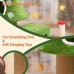 Christmas Cat Tree, 144 cm Tower with 3 Condos and Scratching Posts