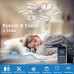 25.6” Ceiling Fan with Lights and Remote, 72W Flush Mount Indoor Ceiling Fan with 6-Speed Modes, Dimmable LED, APP Control for Home, Bedroom, Living Room (White) - 1630-6T