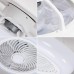72W Low Profile Ceiling Fan, 18 inch Fan with 3 Color Modes, 10-Level Dimming, Remote Control for Home, Bedroom, Living Room (White)