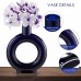 Ceramic Floral Vase, Modern Donut Vase Minimalism Style for Living Room, Kitchen, Office, Home Decor