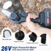 Mini Chainsaw, 4" inch Cordless Electric Chainsaw with Brushless Motor, 2 Batteries, Lightweight for Tree Branch, Woodcutting - C100