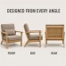 Accent Chair with Cushions, Cane-Style Back, Taupe, Indoor Accent Chair with Cushions, Cane-Style Back, Taupe, Indoor