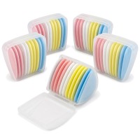 Tailor’s Chalk 50 Pcs Sewing Fabric Markers 5 Cases, 4 Colors
