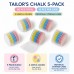 Tailor’s Chalk 50 Pcs Sewing Fabric Markers 5 Cases, 4 Colors