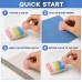 Tailor’s Chalk 50 Pcs Sewing Fabric Markers 5 Cases, 4 Colors