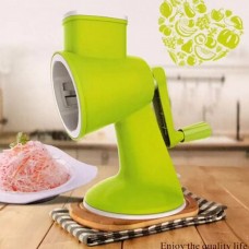 Toytexx Multi-Function Hand Crank Vegetable Cutter Chopper Slicer for Vegetable Salad Meat Garlic Fruit-Green Color