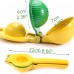 2 in 1 Citrus Presser Handheld Lemon Lime Squeezer Juicer No Pulp, Seeds