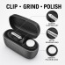 Electric Nail Clipper with Grinder, Light and USB-C, Gray Electric Nail Clipper with Grinder, Light and USB-C, Gray