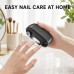 Electric Nail Clipper with Grinder, Light and USB-C, Gray Electric Nail Clipper with Grinder, Light and USB-C, Gray