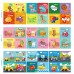Children Soft Cloth Books Set with Rustling Sound, Non-Toxic Cloth Books Toy Set for Newborns, Infants, Toddlers (Pack of 6) - SQ008