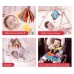 Children Soft Cloth Books Set with Rustling Sound, Non-Toxic Cloth Books Toy Set for Newborns, Infants, Toddlers (Pack of 6) - SQ008