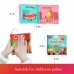 Children Soft Cloth Books Set with Rustling Sound, Non-Toxic Cloth Books Toy Set for Newborns, Infants, Toddlers (Pack of 6) - SQ008