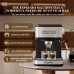 Espresso Machine, 20 Bar Coffee Maker with Milk Frother, Black