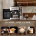 Espresso Machine, 20 Bar Coffee Maker with Milk Frother, Black