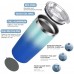 Stainless Steel Tumbler, 20oz Vacuum Insulated Travel Coffee Mug with Sliding Lid, Non-Slip Bottom (Blue)