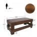 ODIKA Craftsman Coffee Table, 103cm Wooden Center Table for Home, Living Room - CT-RT-BR-101023