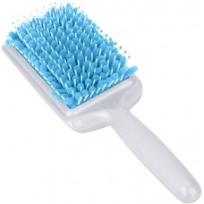 Quick Hair Drying Comb Antimicrobial Microfiber Absorbent Care Hair Brush - Blu