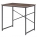 31.5" Small Home Office Desk, 80 x 60 cm Compact Computer Desk with Metal Frame for Small Spaces, Office - SHINIER-1VG-SX