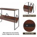 ODIKA Console Table, 109cm Industrial Millwork Wood Entryway Table with Power Outlets and USB Ports for Home, Entryway, Living Room, Office - CST-PS-AL-90523