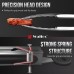 2 Pack Kitchen Tongs, 480℉ Heat Resistant Cooking Tongs 12" and 16" with Stainless Steel, Non-Slip Silicone Handle