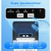 Countertop Ice Maker, Portable Automatic Electric Ice Machine with 26lbs/24h, 2 Sizes, Scoop, Self-Cleaning for Home, Kitchen, Parties (Silver) -  YH16M