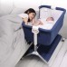 BabyTrace Multifunctional Baby Bedside Bassinet  Sleeper Easy Folding Portable Crib