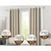  Adjustable Curtain Rod 36–69 Inch Silver Telescoping Window Drapery Rod with Crackle Glass Ball Finials & Brackets Living Room Bedroom Décor