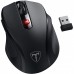 D-09 Wireless USB Mouse for Laptop Lightspeed 5-Level 2400 DPI  