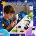DIY Crochet Kit for Kids Space-Themed Beginner Crochet Set with Yarn, Hook, Needles, Stitch Markers, Stuffing, Instructions & Storage Bag Astronaut Alien Rocket UFO Craft Gift