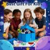 DIY Crochet Kit for Kids Space-Themed Beginner Crochet Set with Yarn, Hook, Needles, Stitch Markers, Stuffing, Instructions & Storage Bag Astronaut Alien Rocket UFO Craft Gift