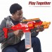 Automatic Electric Dart Blaster Toy, Fully Motorized Nerf Gun with 40 PCS Soft Darts and 15-Dart Clear Clip, for Kids, Teens and Adults - ZC7100