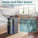 2.8L Quiet Dehumidifier with Ionizer, Air Purifier, Auto Shut-Off, Sleep Mode & 7-Color Night Light, Dual-Core Portable Dehumidifier for Bedroom, Basement, Office, Wardrobe – CT15