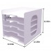 Desktop File Paper Organizer, Office Paper Letter Tray A4 Paper Holder Document Storage Rack for Home, Office, Study - 5 Tier