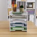 Desktop File Paper Organizer, Office Paper Letter Tray A4 Paper Holder Document Storage Rack for Home, Office, Study - 5 Tier