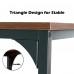  L Shaped Computer Desk  66-Inch Reversible Corner Office Desk with CPU Stand, Metal Frame, Wood Grain Top, Adjustable Feet  Home Office, Gaming, Study Workstation