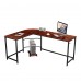  L Shaped Computer Desk  66-Inch Reversible Corner Office Desk with CPU Stand, Metal Frame, Wood Grain Top, Adjustable Feet  Home Office, Gaming, Study Workstation