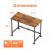 Rolling Computer Desk with Locking Wheels, 32-Inch, Brown Rolling Computer Desk with Locking Wheels, 32-Inch, Brown