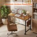 Rolling Computer Desk with Locking Wheels, 32-Inch, Brown Rolling Computer Desk with Locking Wheels, 32-Inch, Brown