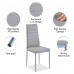 TOYTEXX 4PC Dining Chair Set, Modern Dining Chairs with PU Leather, Metal Frame for Home, Dining Room - CH-Y-1