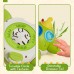 Baby Dinosaur Sensory Toy, Pull-Pop Silicone Baby Toy for 6-12-18 Months Early Development, Babies, Toddlers, Fine Motor Skills (Green) - BWL-101Y