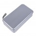 CD Case, 96 Capacity Hard Plastic DVD Disc Holder Organizer Storage Case (Grey)