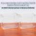 Acrylic Booster Box Display Case Clear Magnetic Top-Loading Storage Protector, 20 x 10 x 17.5 cm Transparent Collectible Case for Trading Cards, Figures & Display Collection