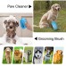 AERB 6.5 inch Dog Paw Cleaner, Portable Pet Cleaner with Cleaning Brush Cup Soft Silicone Bristles for Small to Medium Sized Dogs (Medium)