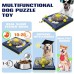 DJ Disc Player Puzzle Toy for Dogs – Interactive Smart Feeder & Slow Feeding Game, 2-Level Brain Training, Durable Pet Enrichment Toy for Small to Large Dogs