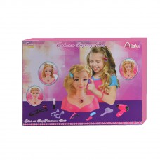 Sister Creations - Alishia - Deluxe Styling Head Hair Styling Dream Girl Dolls Head Play Set with Accessories