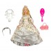 Deluxe Princess Doll – 12-inch Fashion Doll with Floral Gown, Accessories Included for Children Aged 3 and Up