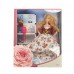 Deluxe Princess Doll – 12-inch Fashion Doll with Floral Gown, Accessories Included for Children Aged 3 and Up