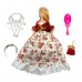 Deluxe Princess Doll – 12-inch Fashion Doll with Floral Gown, Accessories Included for Children Aged 3 and Up