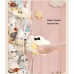 175cm Doll Bucket Storage, Stuffed Animal Toy Storage Tube with Wheels, Double-Ended Zipper, Lid for Kids (Pink)