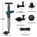 Manual Drain Cleaner, High Pressure Air Drain Blaster with 4 Unclogger Heads for Toilets, Bathroom, Kitchen - HX-028
